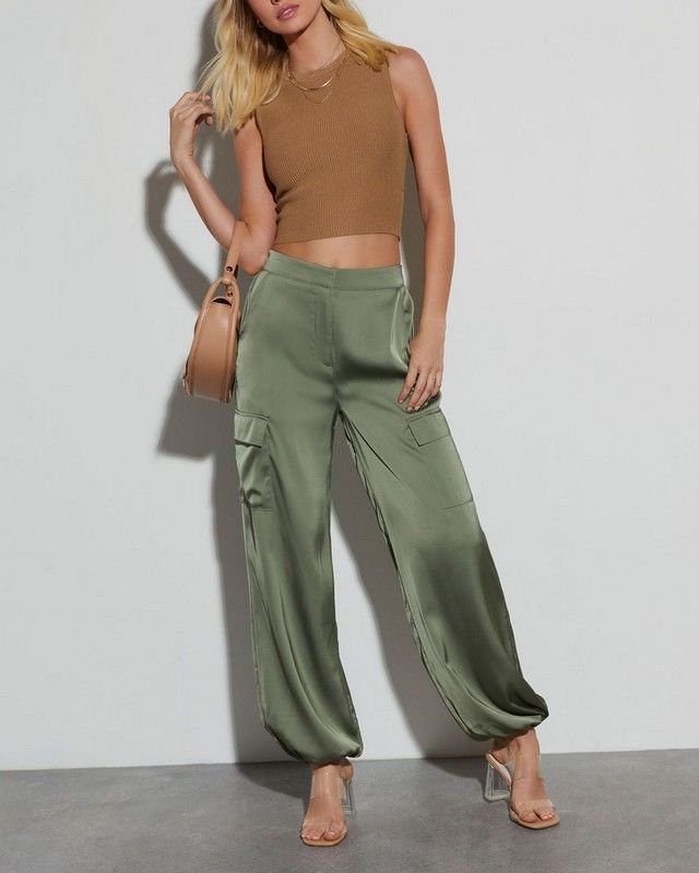 OLIVE PANTS