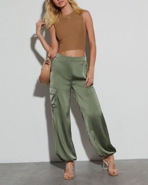OLIVE PANTS