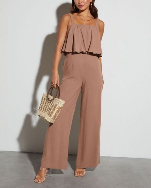 TAUPE JUMPSUIT