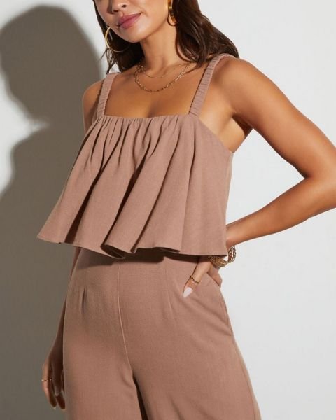 TAUPE JUMPSUIT
