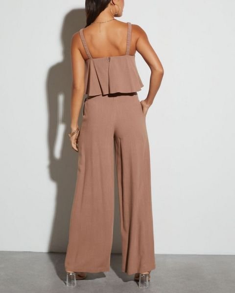 TAUPE JUMPSUIT