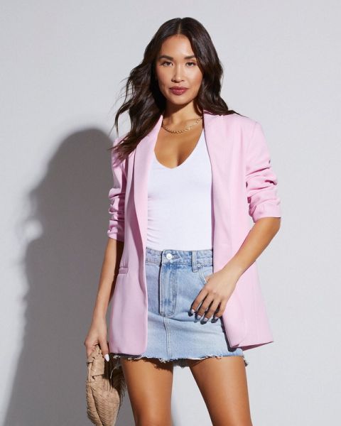 PINK BLAZER JACKET