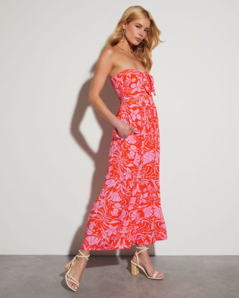 ORANGE-LILAC-FLORAL JUMPSUIT