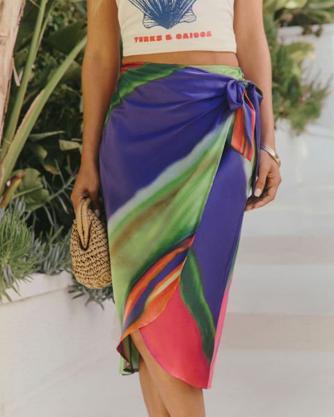 NAVY-GREEN-PRINTED COVERUP