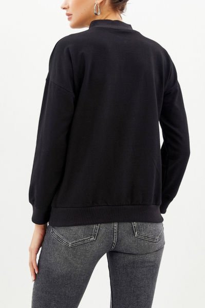 BLACK SWEATSHIRT