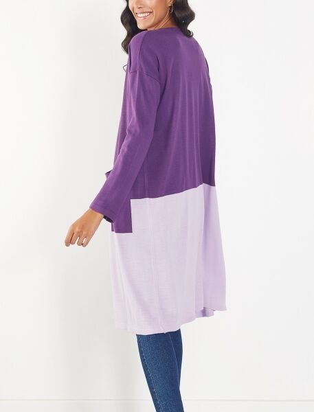 PURPLE-LILAC CARDIGAN