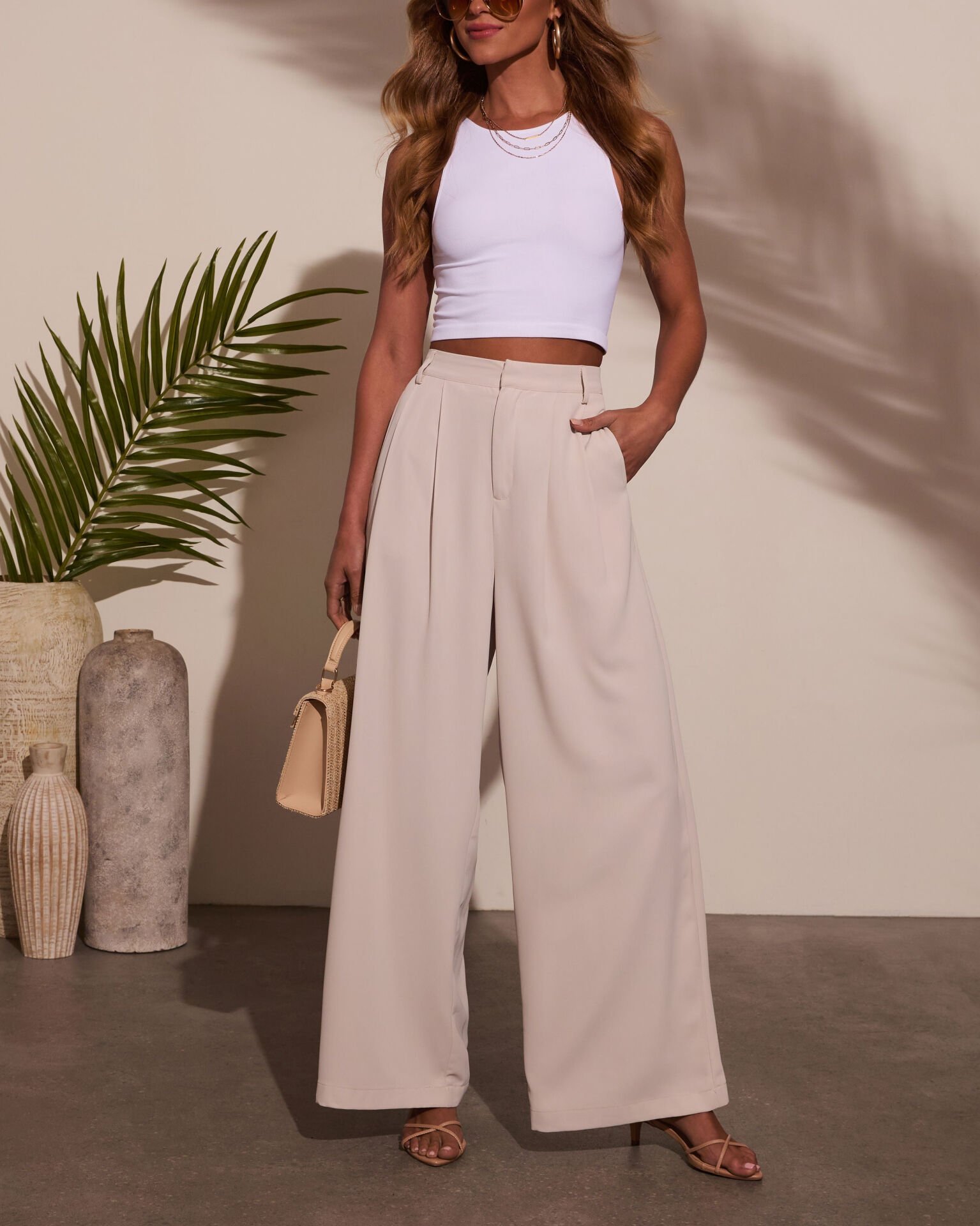 CREAM PANTS