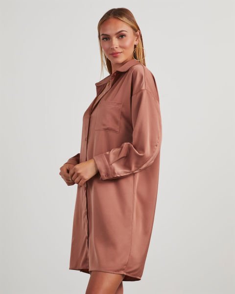 BROWN DRESS