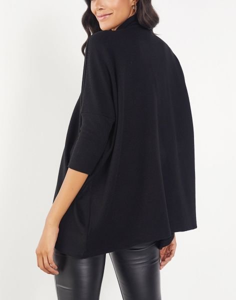 BLACK PONCHO