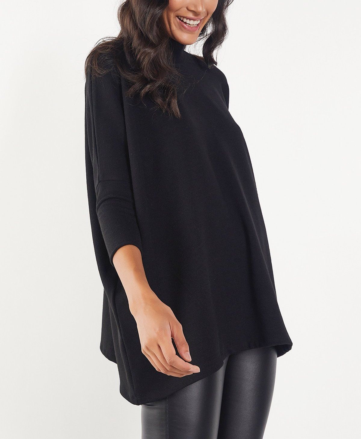 BLACK PONCHO