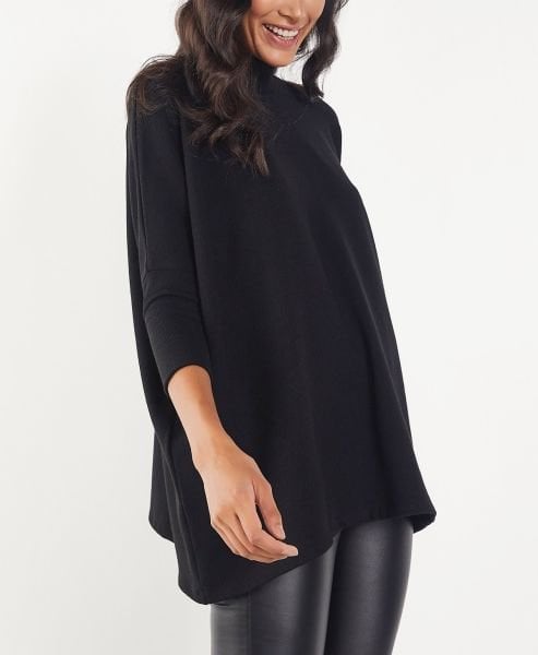 BLACK PONCHO