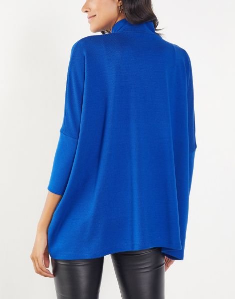 BLUE PONCHO