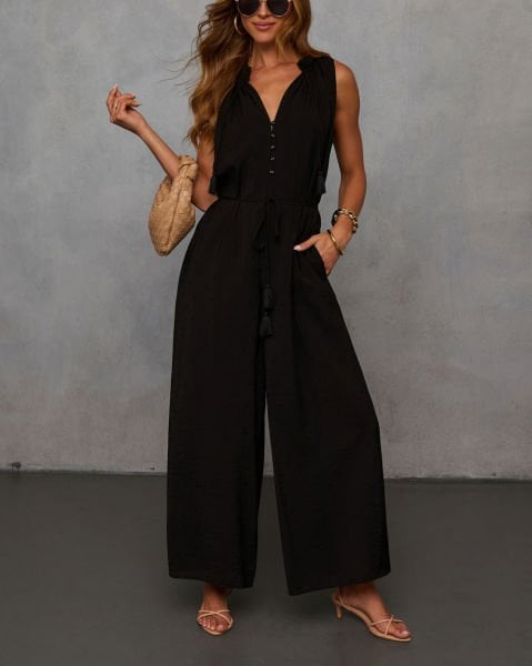 BLACK  JUMPSUIT