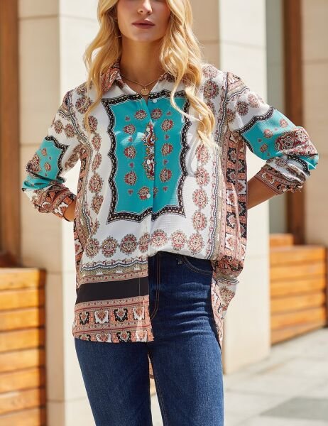 MINT-PRINTED SHIRT