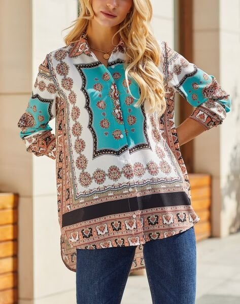 MINT-PRINTED SHIRT