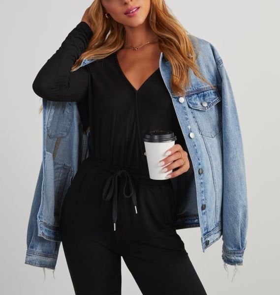 BLACK JUMPSUIT