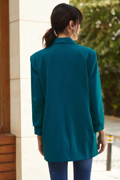 TEAL BLAZER-JACKET