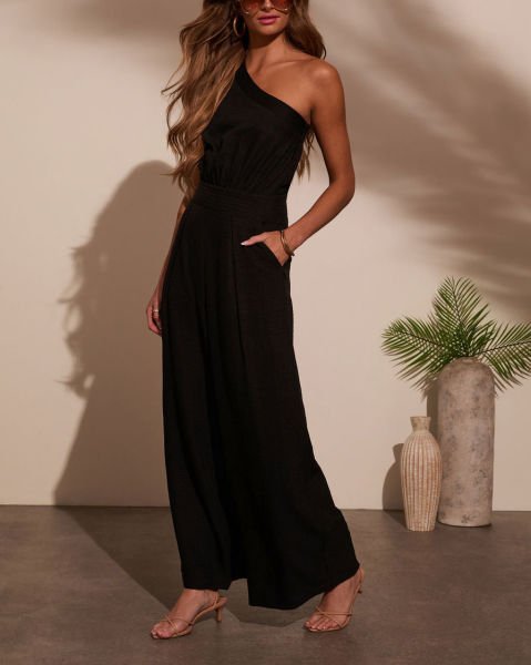 BLACK  JUMPSUIT
