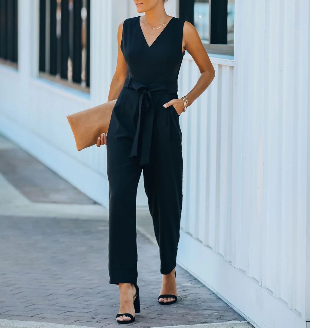 BLACK  JUMPSUIT