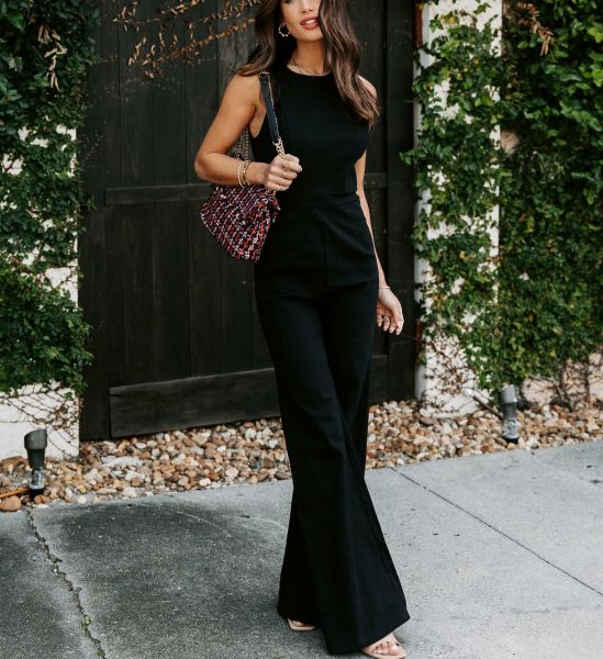 BLACK  JUMPSUIT