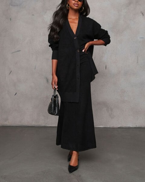 BLACK CARDIGAN