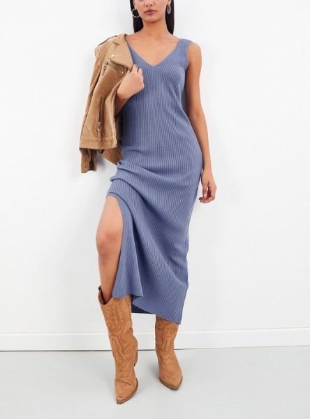 BLUE  DRESS