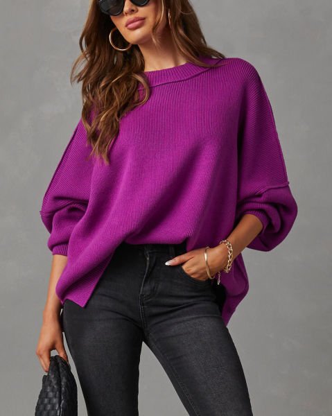 PURPLE SWEATERS