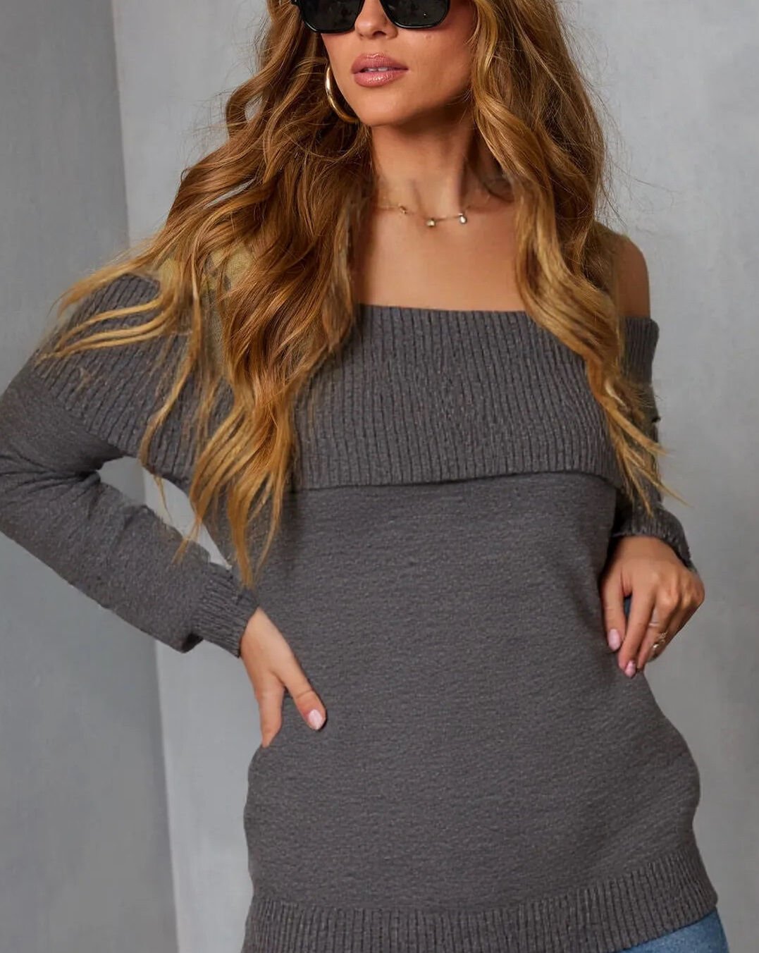 ANTHRACITE SWEATER XL - ANTHRACITE