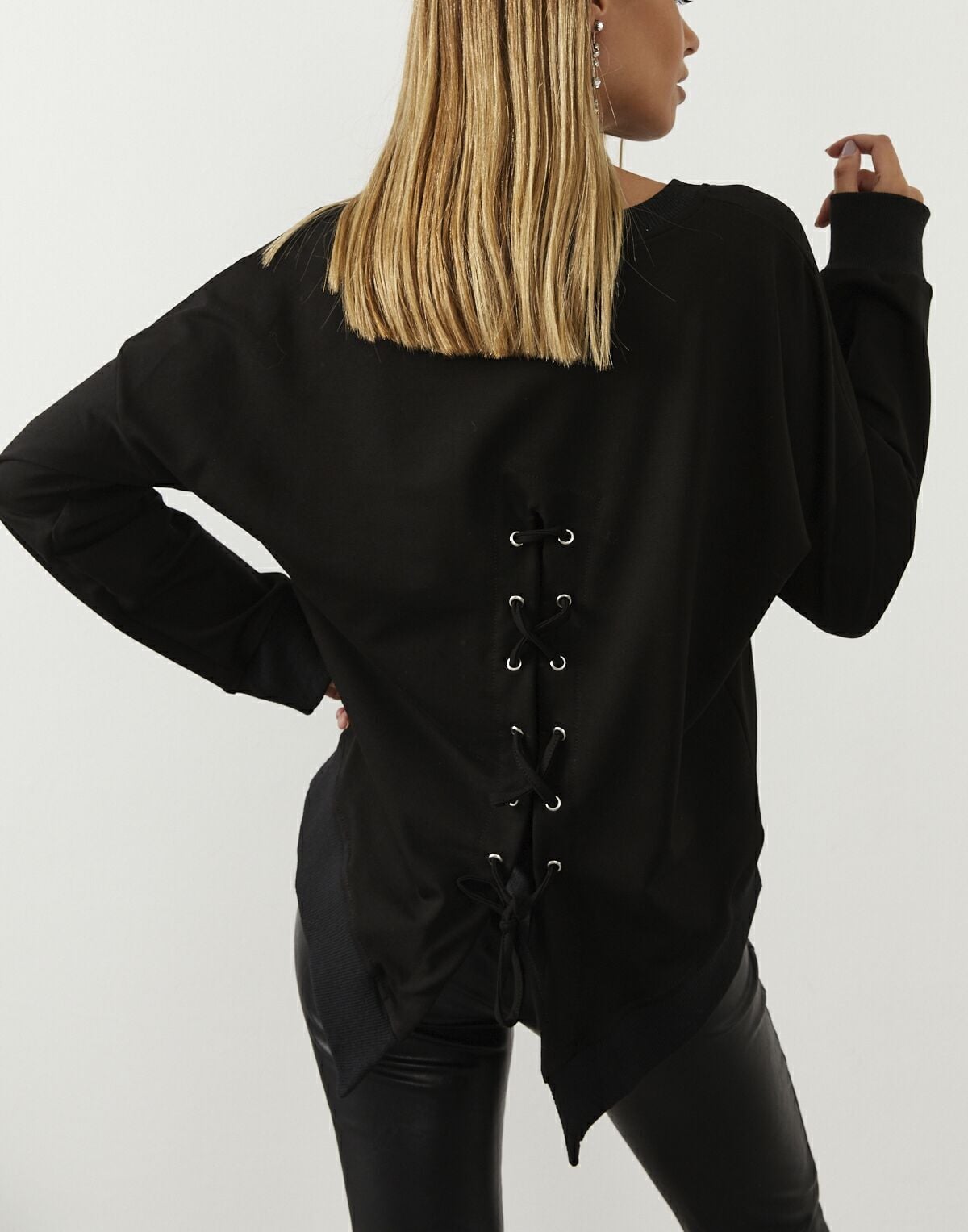 BLACK BLOUSE S - BLACK