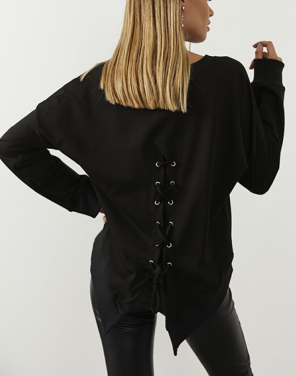 BLACK BLOUSE M - BLACK