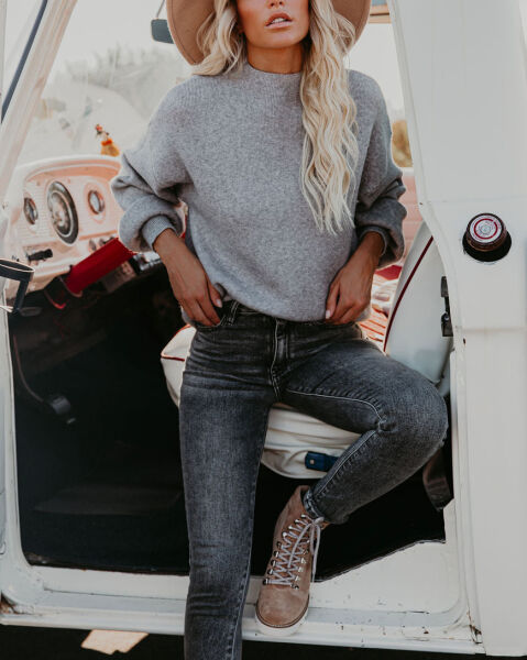 GREY SWEATERS S - GREY