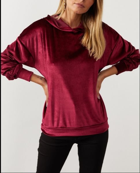 BURGUNDY BLOUSE