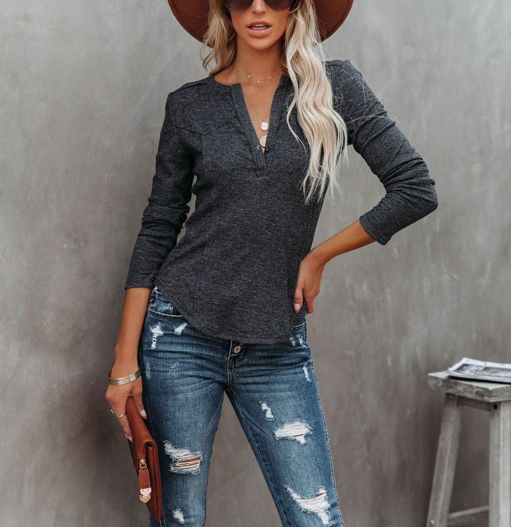 ANTHRACITE BLOUSE
