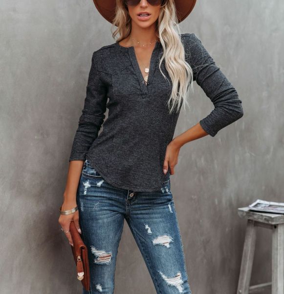 ANTHRACITE BLOUSE
