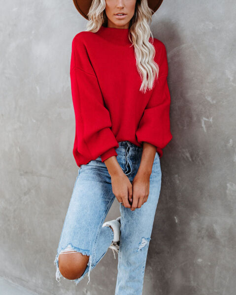RED SWEATERS XL - RED