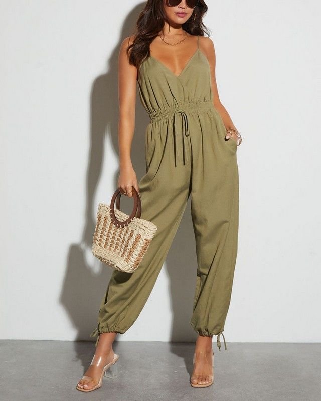 OLIVE JUMPSUIT