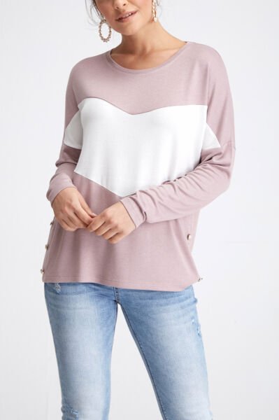 ROSE-ECRU BLOUSE