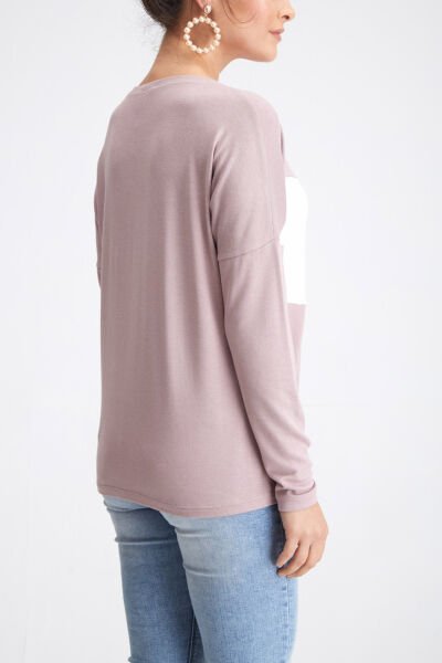 ROSE-ECRU BLOUSE