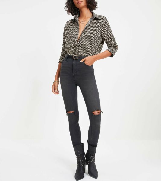 BLACK-BEIGE SHIRT