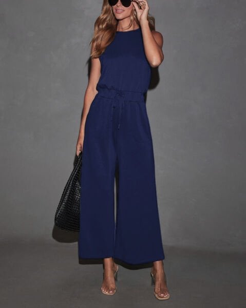 NAVY JUMPSUIT S - NAVY