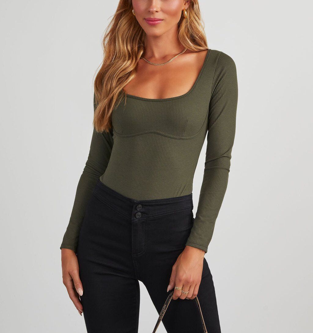 KHAKI BLOUSE XL - KHAKI