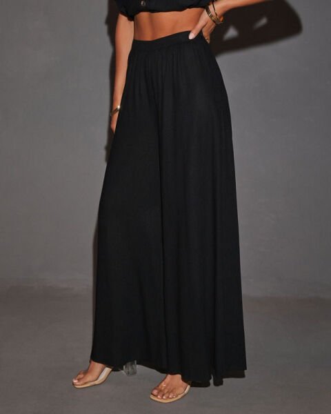 BLACK PANTS M - BLACK
