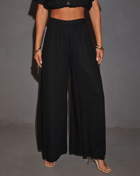 BLACK PANTS XL - BLACK