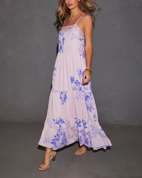 POWDER-LILAC-FLORAL DRESS