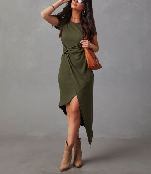 KHAKI DRESS