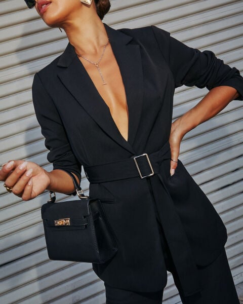BLACK JACKET S - BLACK