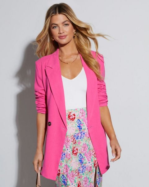 PINK BLAZER JACKET