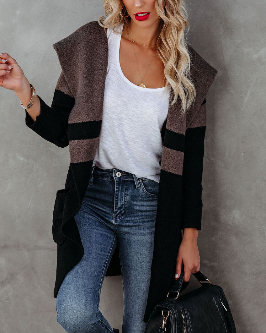BLACK-BROWN COAT M - BLACK-BROWN