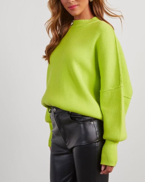 LIME SWEATER
