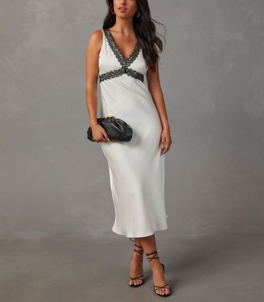 WHITE-BLACK DRESS